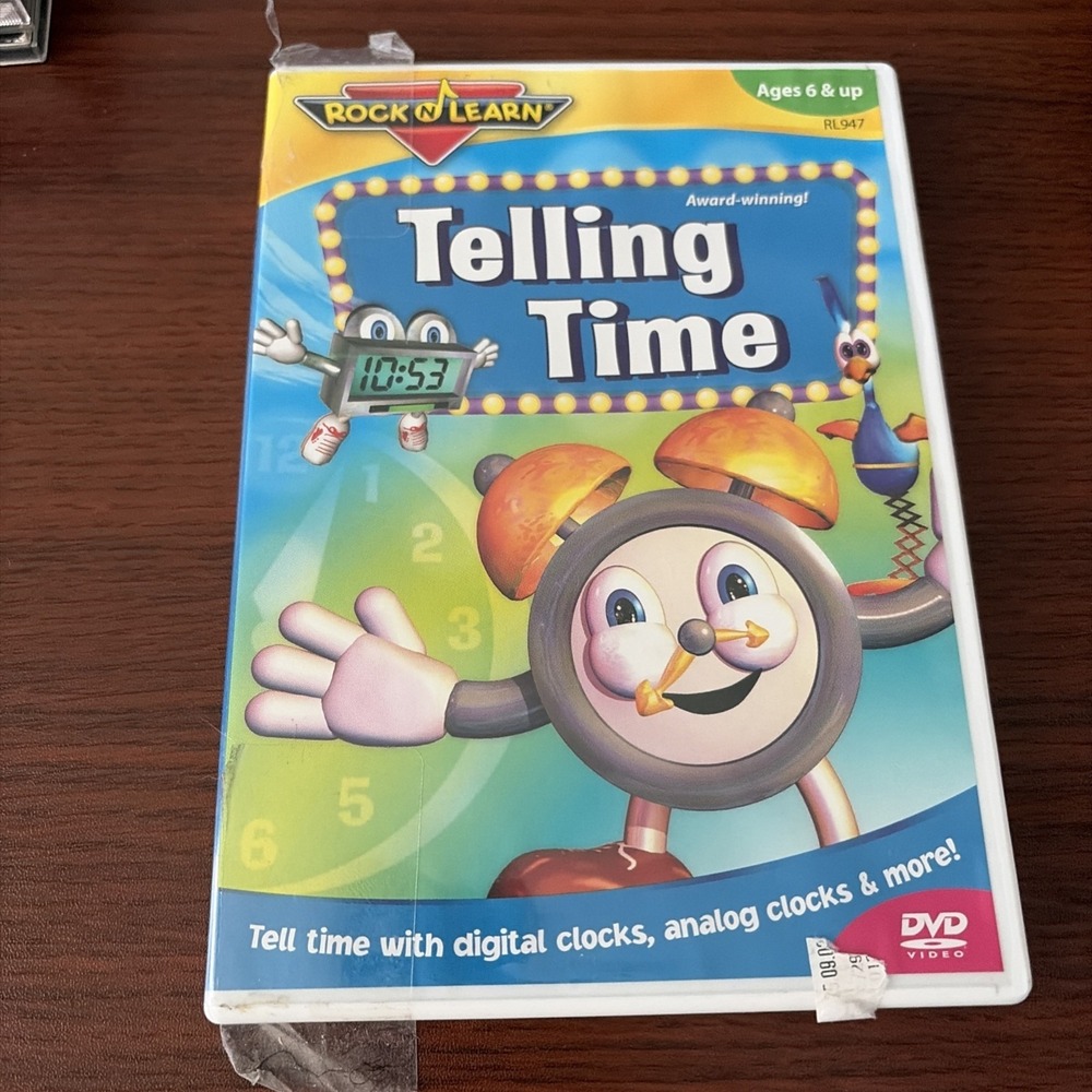 Telling Time DVD by Rock 'N Learn